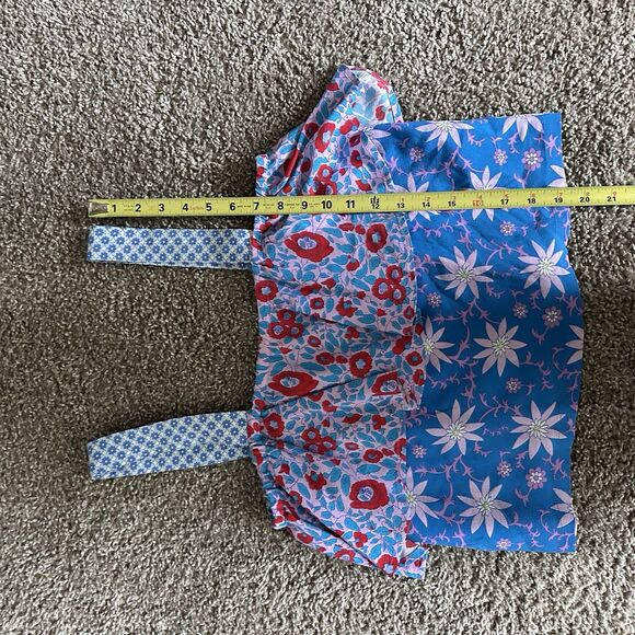 WARM New York $350 Boat Blouse; XS 1 Women’s Silk Floral Flowy Top - Picture 7 of 10